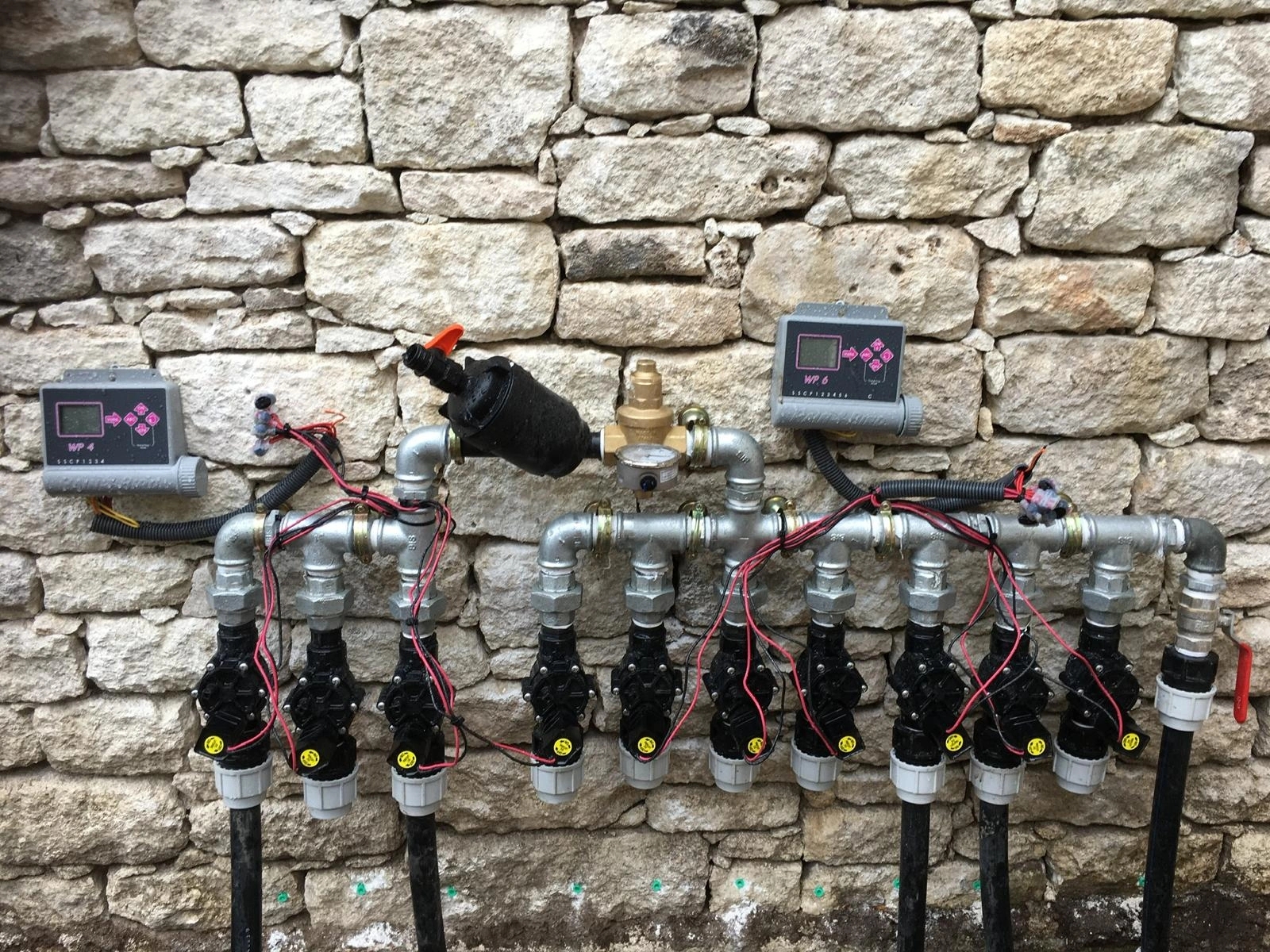 Installation de commande centralisée pour arrosage automatique en Corse